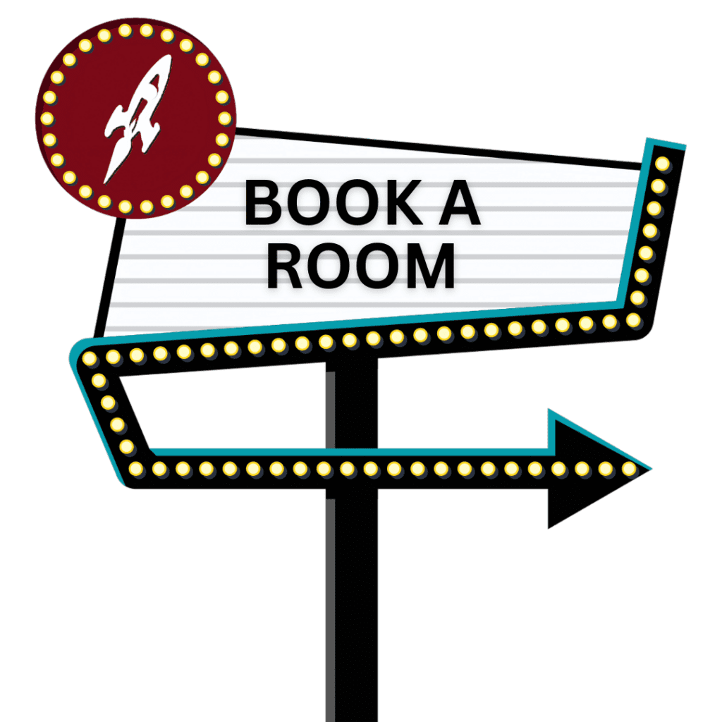 Book a Room Sign Graphic