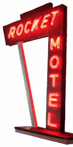 Rocket Motel Sign