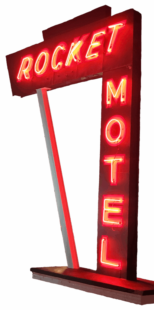 Rocket Motel Sign