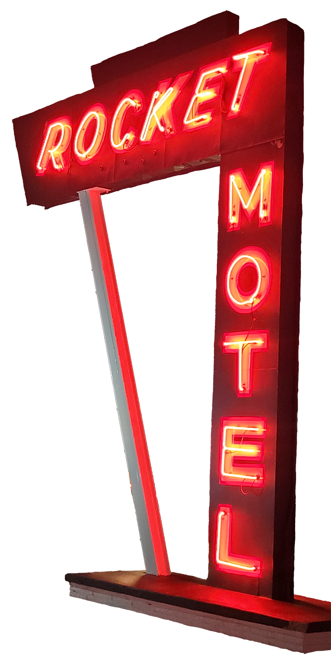 Rocket Motel Sign